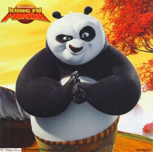 Wandbild Kung Fu Panda 4