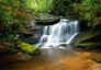 Fototapete Wasserfall Fluss Dschungel 360 cm x 254 cm 1