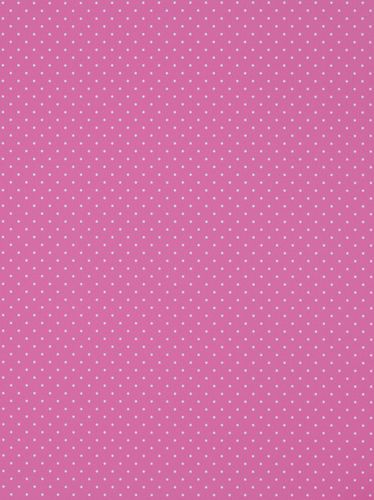 Kindertapete Rasch Textil Punkte pink weiß 137311