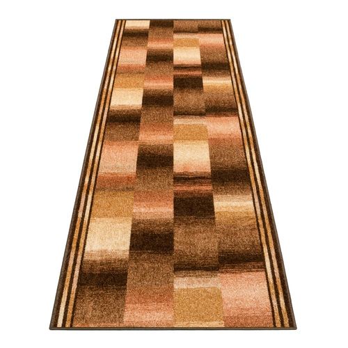 Bild Läufer Brücke Teppich Läufer Ikat 80 cm Breite braun