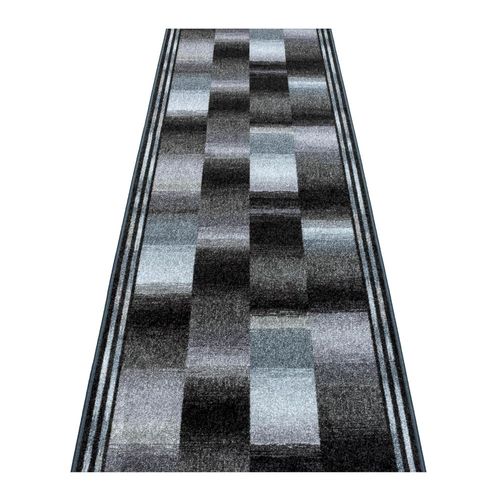 Bild Läufer Brücke Teppich Läufer Ikat 67 cm Breite grau