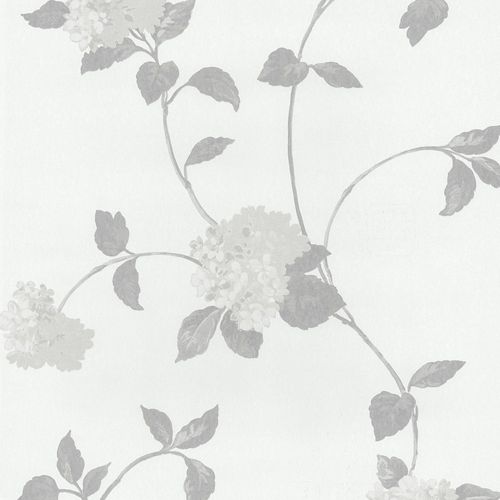 Vliestapete Floral Blumen creme grau Artemis 13180-30