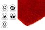 Hochflor Teppich Lars Contzen ColourCourage in 5 Größen infinity rot 4