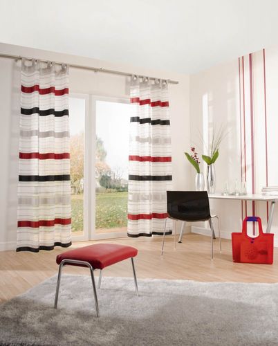 Wohnzimmer Schlaufenschal gestreift von Homing