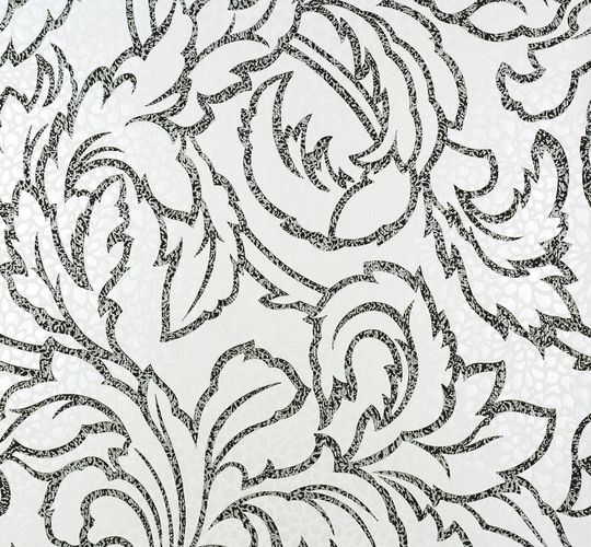 Vliestapete Messina 55408 Design Floral weiß metallic