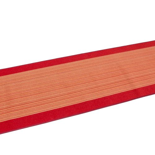 Bild Teppichläufer Läufer Carnaby Streifen terra 80cm Breite