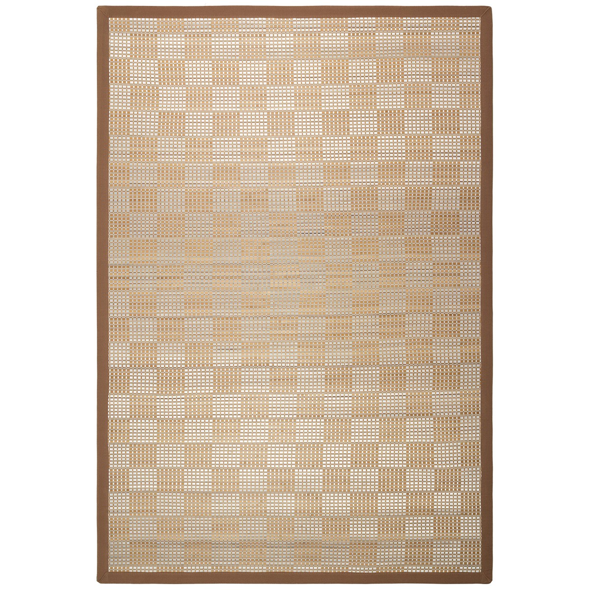 Teppich Bambus Optik silber braun ca. 160x230cm