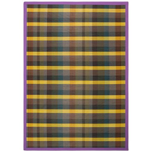 Teppich Bambus Optik lila gelb braun ca. 160x230cm