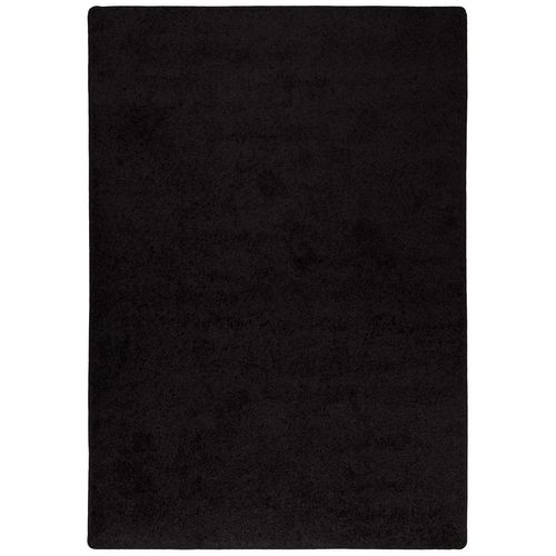 Teppich Kräusel-Velours schwarz 160x230cm mit Vliesrücken