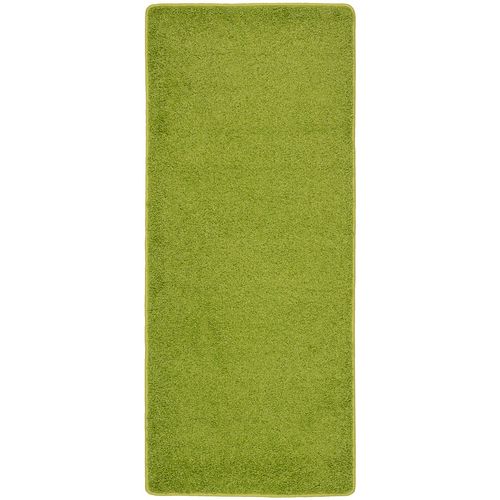 Teppich Shaggy grün ca. 80x150 cm Wohnzimmer Teppich