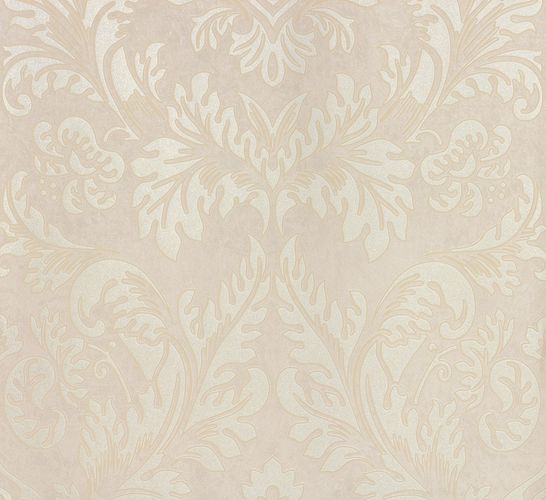 Vliestapete creme silber Natur Barock Marburg 56803