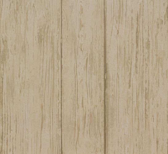 Vliestapete creme beige Holz Attitude Marburg 56202