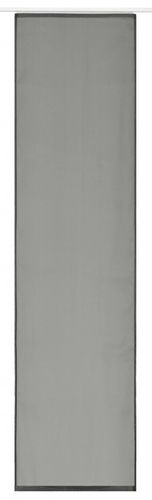 Flächenvorhang grau Uni transparent 60x245 cm 197216