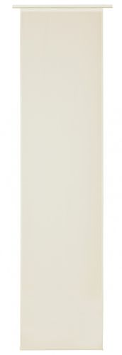 Flächenvorhang beige Uni transparent 60x245 cm 197223