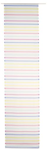 Flächenvorhang bunt transparent 60x245 cm 197230