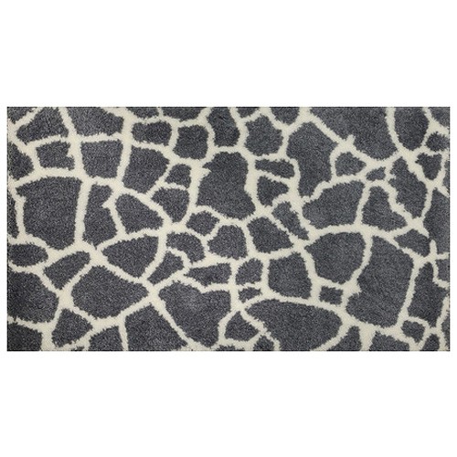 Detailbild Variante Badteppich dunkelgrau weiß Steine Mauritius Schöner Wohnen in vers. Größen