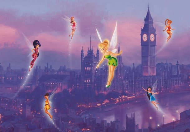 Fototapeten Tapete Disney Feen Tinkerbell Kinder Mädchen | Papier Vlies Des-37