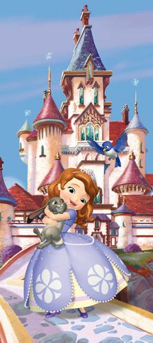 Fototapeten Tapete Disney Sophie Sophie Prinzessin Schloss | Papier Vlies Des-74