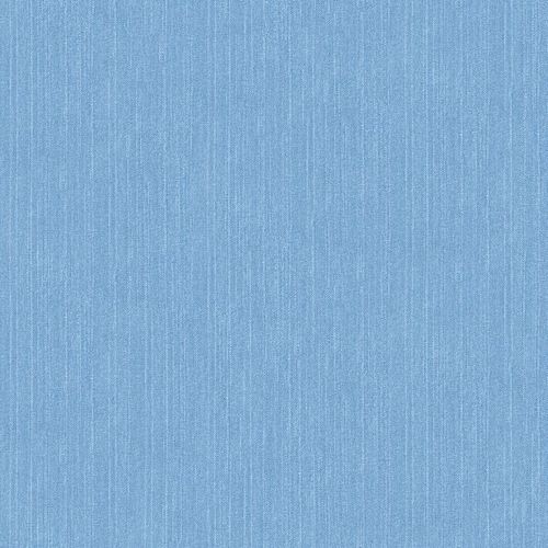 Vliestapete Rasch Textil Cabana einfarbig Uni blau 148605