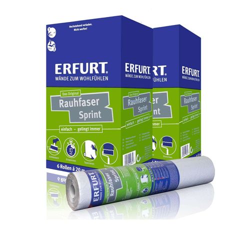 12 Rollen Erfurt Rauhfaser Sprint Tapete