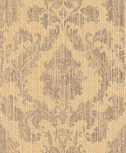 Artikelbild Tapete Barock Klassik Rasch Textil Papiergarn Tapete Raffinesse gelb beige 077864