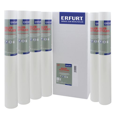 Artikelbild 6x Erfurt Profi Glattvlies Tapete 150g Malervlies Makulatur 25x0,75m