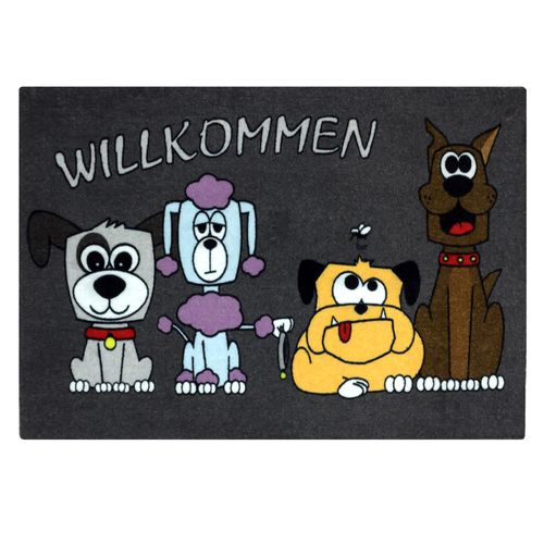 Fußmatte Türmatte Hunde Katzen 50x70cm Design 2