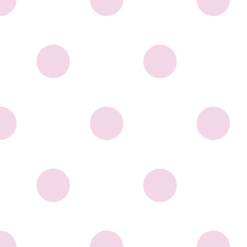 Kindertapete Kreis Kreise Rasch Textil Bimbaloo weiß rosa 330181