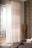 Raumbild Schlaufenschal Vorhang Streifen 255x140cm Homing blickdicht beige grau 5873-08 5