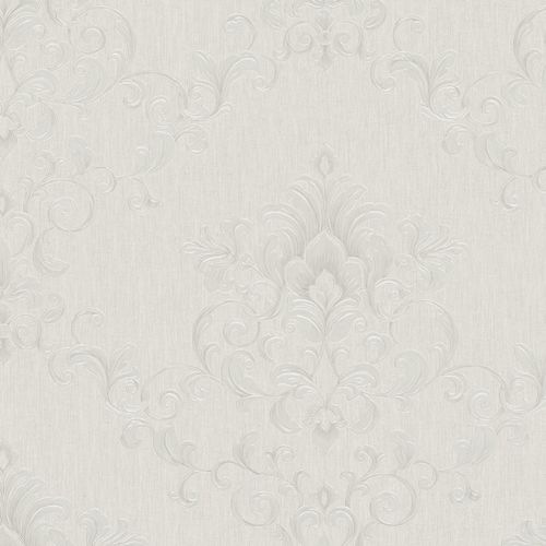 Tapete Vlies Ranken Floral hellgrau Marburg Opulence Classic 58221