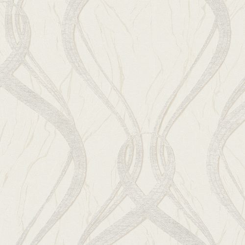 Tapete Vlies Grafik Wellen creme Marburg Opulence Classic 58229