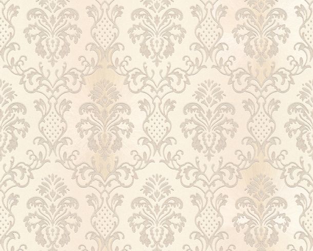 Vliestapete Hermitage 10 Barock Ornamente beigecreme Metallic 33545-3