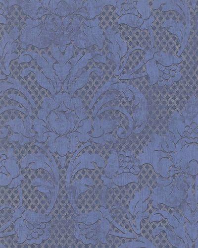 Vliestapete Ranken Vintage blau metallic Marburg Catania 58631