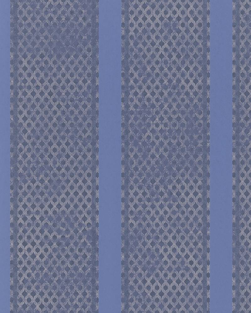 Vliestapete Streifen cremegrau metallic Marburg 58641 blau