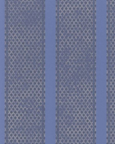 Vliestapete Streifen blau cremegrau metallic Marburg Catania 58641