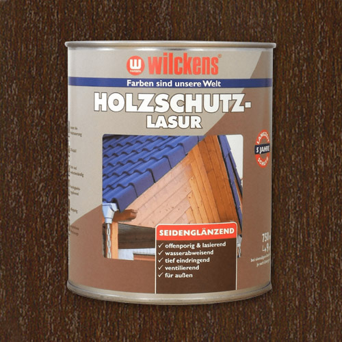 Holzschutzlasur nussbaum 750ml Wetterschutz Wilckens