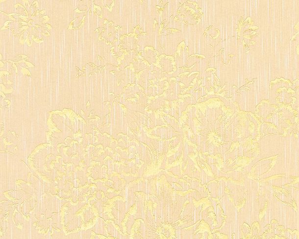 Artikelbild Textiltapete Blumen Natur cremebeige gold Metallic Silk 30657-3