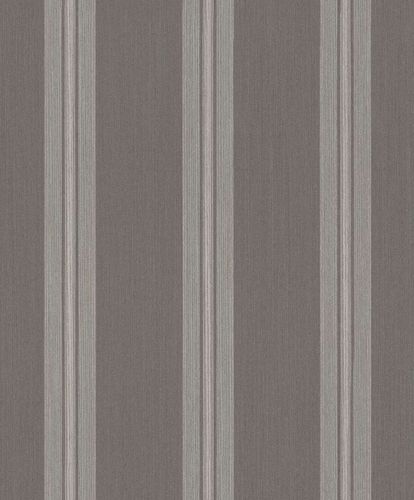 Artikelbild Textiltapete Rasch Textil Streifen taupe grau 078274