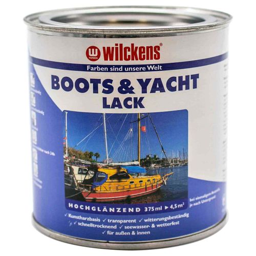 Wilckens Bootslack Yachtlack farblos hochglänzend 375ml