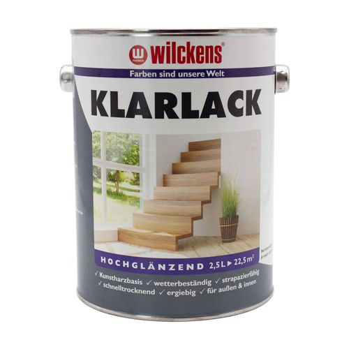 Wilckens Klarlack Kunstharz Lack hochglänzend 2,5 L