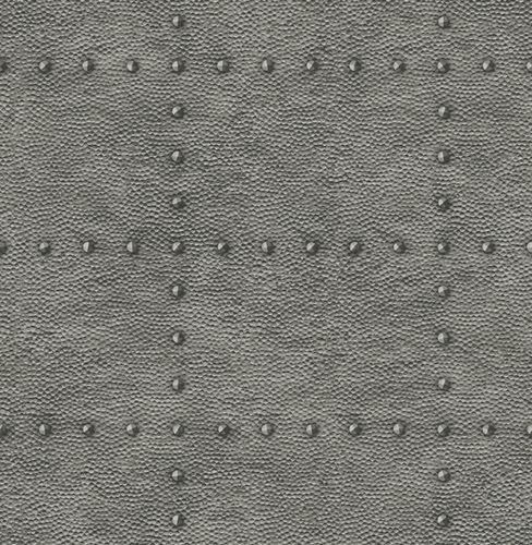 Vliestapete Rasch Textil Restored Metall-Optik grau 024016