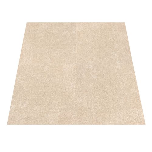 Teppichfliesen Selbstliegend 50x50 Cm, Weich Hochflor Velours, Creme, Schatex Simply Soft, 1 Qm = 4 Fliesen