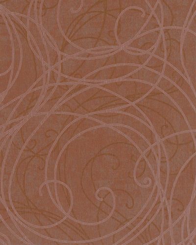 Artikelbild Vliestapete Ornamente kupfer gold Glanz Marburg Merino 59106