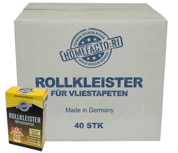 40x Maxi-Pack Rollkleister Vlieskleister Vlies Tapeten Kleister 20kg