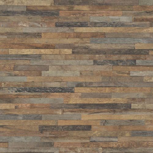 Vliestapete Rasch Factory Holz-Optik 3D braun grau 939811 