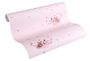 Rollenbild Kindertapete Katze Hase rosa hellgrau Glanz Little Stars 35564-1 2