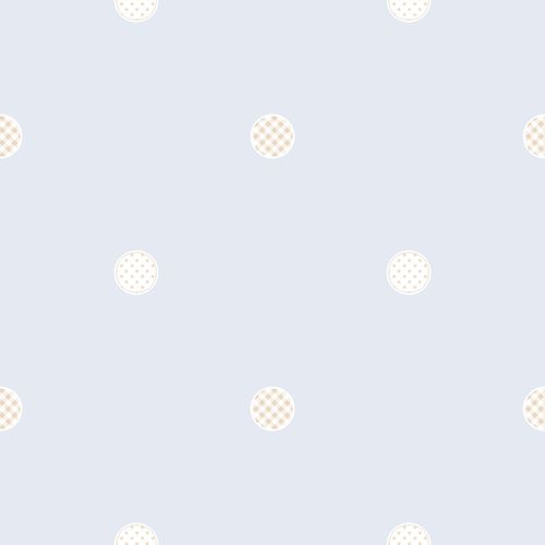 Kindertapete Kreise Sterne hellblau Rasch Textil Favola 313246