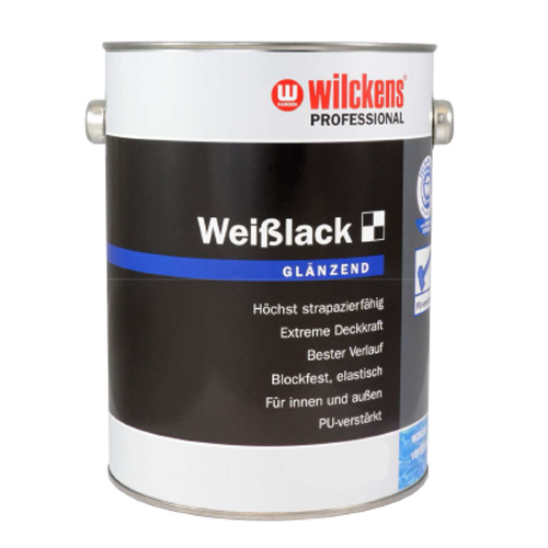 Wilckens Professional Weisslack Grundierung seidenmatt glänzend 2,5 Liter glanz