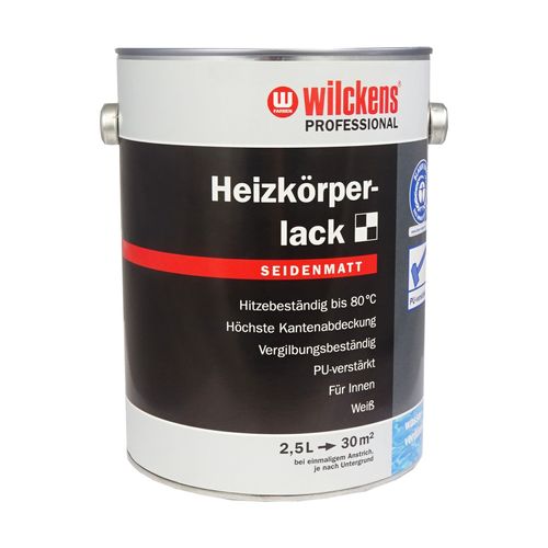 Wilckens Professional Heizkörperlack seidenmatt 2,5 Liter