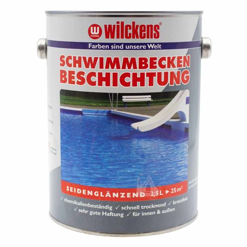Wilckens Schwimmbeckenbeschichtung poolblau 2,5 l